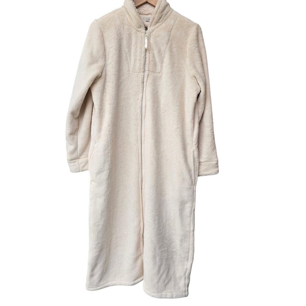 L.L. Bean Wicked Plush Full-Zip‎ Robe Women's M Petite